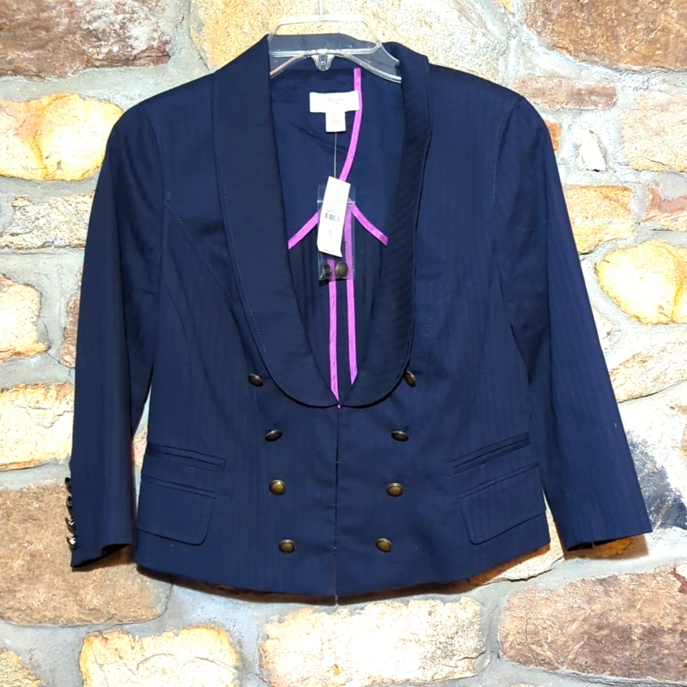 Ann Taylor loft military style Blazer